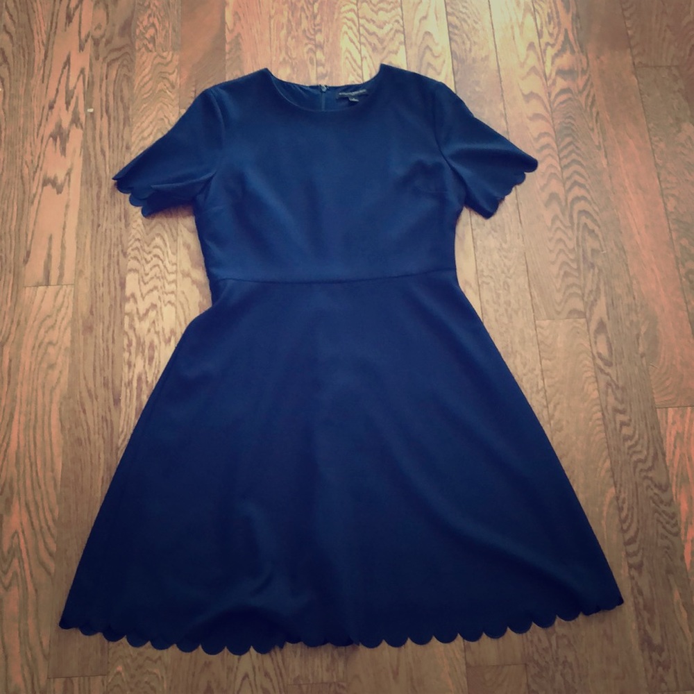 Navy Work Dress -size 6- Banana Republic Outlet